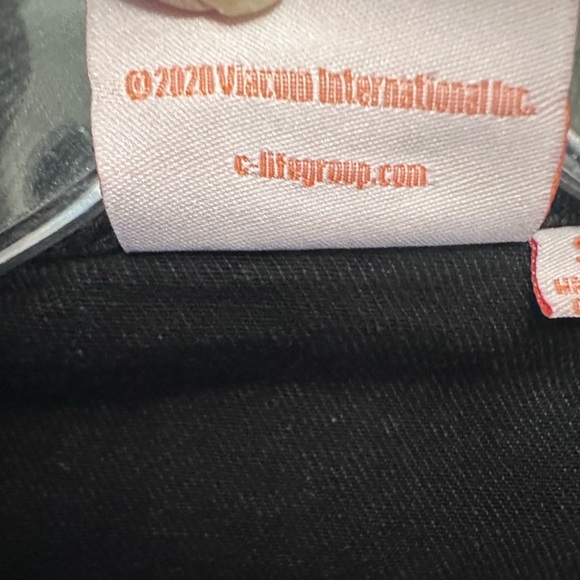 Nickelodeon Black Jean Jacket with Purple Rugrats 90s Cartoon Back Panel - Picture 5 of 6